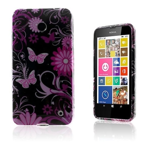Westergaard Nokia Lumia 630 suojakuori - Perhoset Ja Kukkia Multicolor