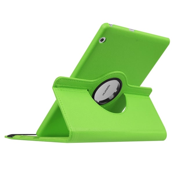 Huawei MediaPad T3 10 Vikbart fodral i läder - Grön Grön