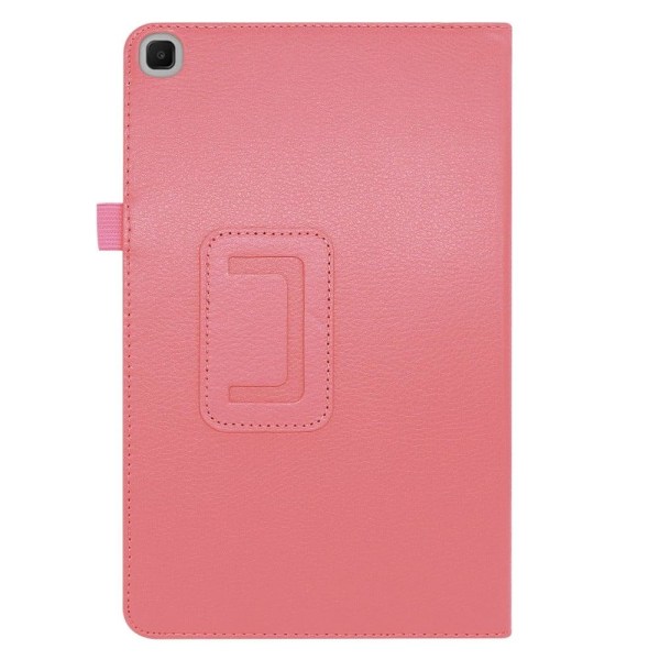 Samsung Galaxy Tab S6 Lite litchi tekstuuri nahka flip tapauksessa - Pinkki Pink