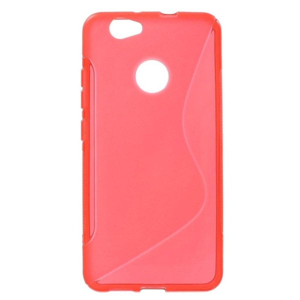 Bakker Huawei Nova S-kurvet fleksibelt cover - Rød Red