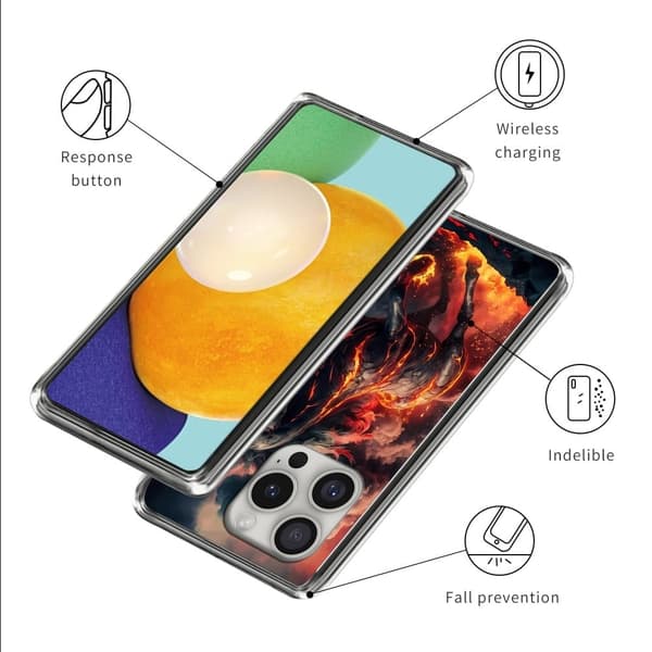 Vibe iPhone 16 Pro cover - Ildhest Red