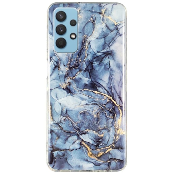 Marble Samsung Galaxy A32 Etui - Grå Silver grey