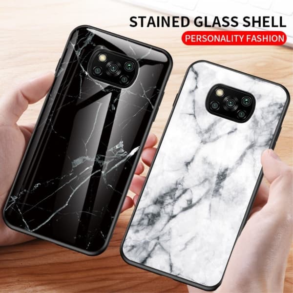 Fantasy Marble Xiaomi Poco X3 / X3 Nfc Cover - Sort Black