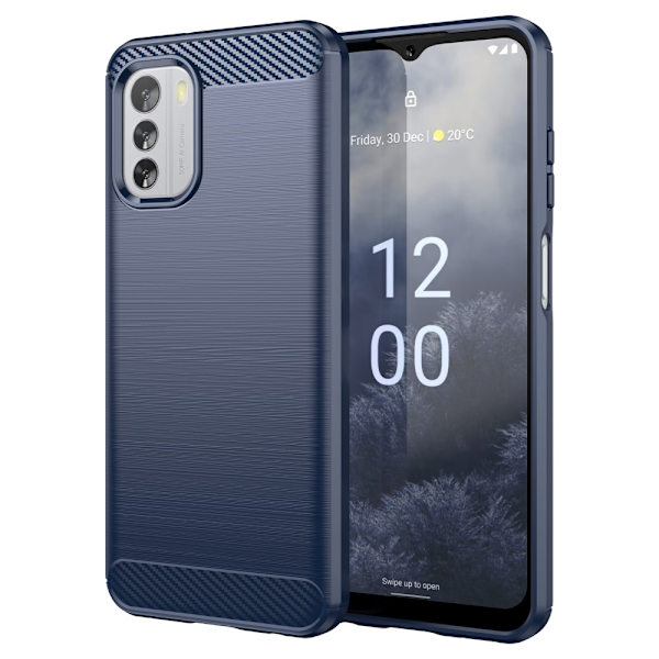 Carbon Flex Nokia G60 deksel - Blå Blue