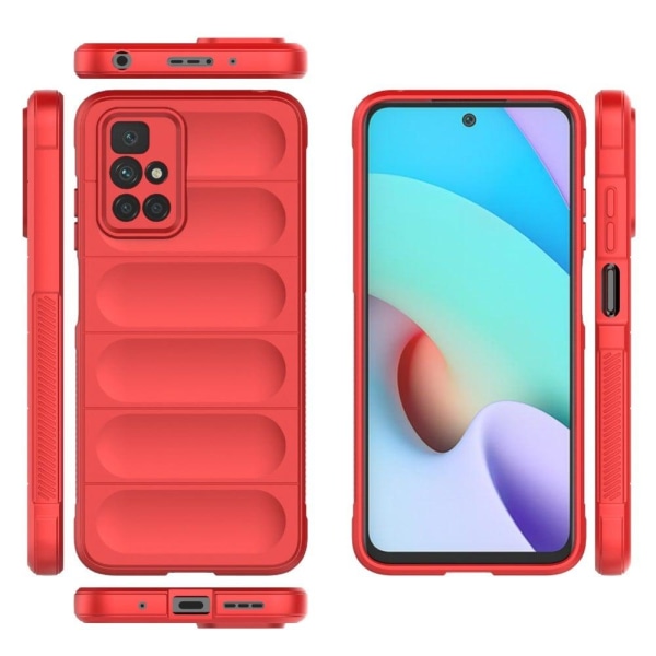 Mjukt greppformat Xiaomi Redmi 10 2022 / Xiaomi Redmi 10 / Xiaomi Redmi 10 Prime / Xiaomi Redmi Note 11 skal - Röd Röd