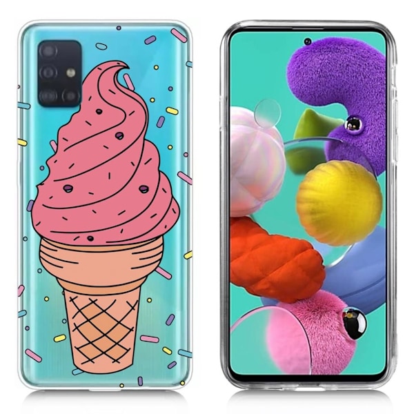 Deco Samsung Galaxy A51 skal - Glass Rosa