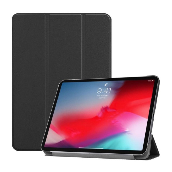 iPad Pro 11 inch (2018) vikbart syntetläder tablett skyddsfodral - Svart Svart