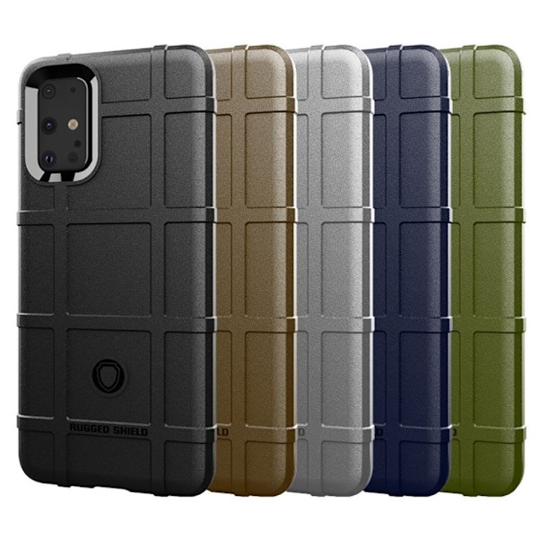Rugged Shield Samsung Galaxy S20 Plus kotelot - Musta Black