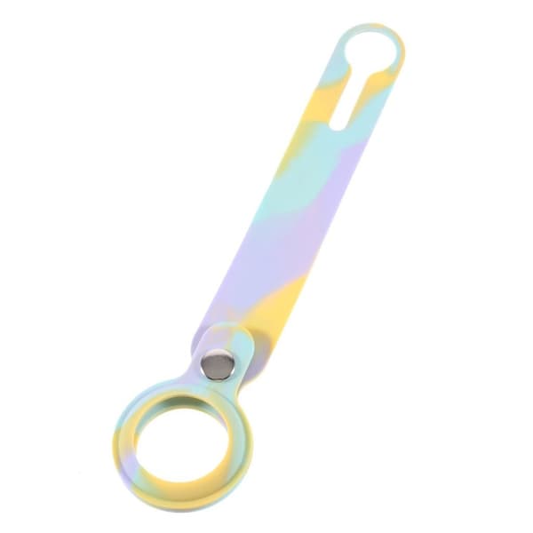 AirTags värikäs silikonisuojus - Violetti / Vauvasininen Multicolor