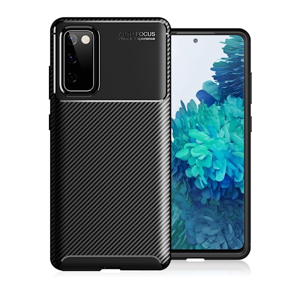 Carbon Shield Samsung Galaxy S20 Fe Etui - Sort Black