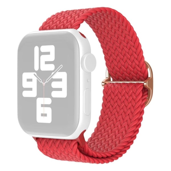 Apple Watch (45mm) nylon watch strap - Red Röd
