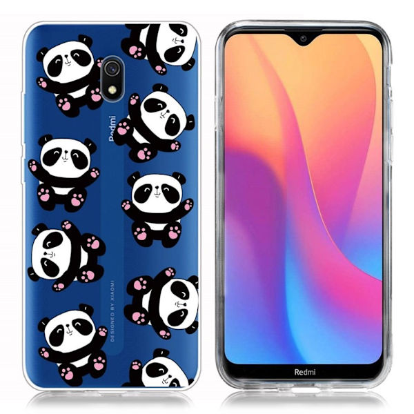 Deco Xiaomi Redmi 8A cover - Pandaer Black
