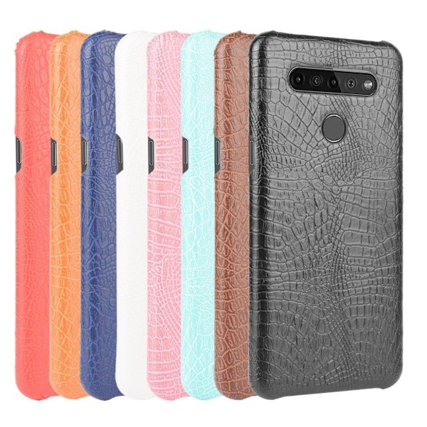 Croco Cover - LG K41S - Sort Black
