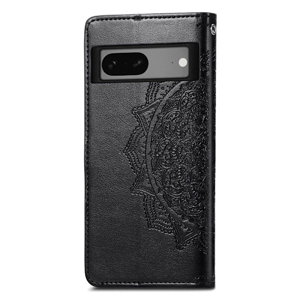 Mandala Google Pixel 7a Läppäkotelo - Musta Black