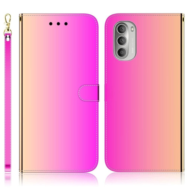 Mirror Motorola Moto G51 5G fodral - Rosa Rosa