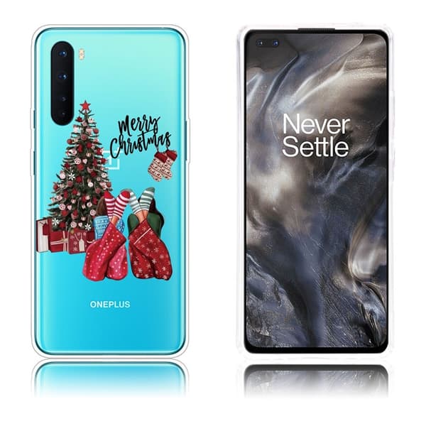 Christmas OnePlus Nord etui - træ and Gift Multicolor