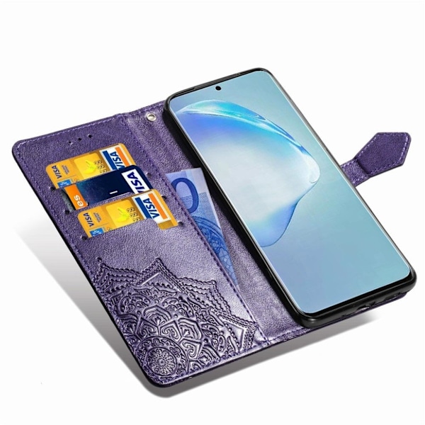 Mandala Samsung Galaxy S20 Plus etui - Lilla Purple