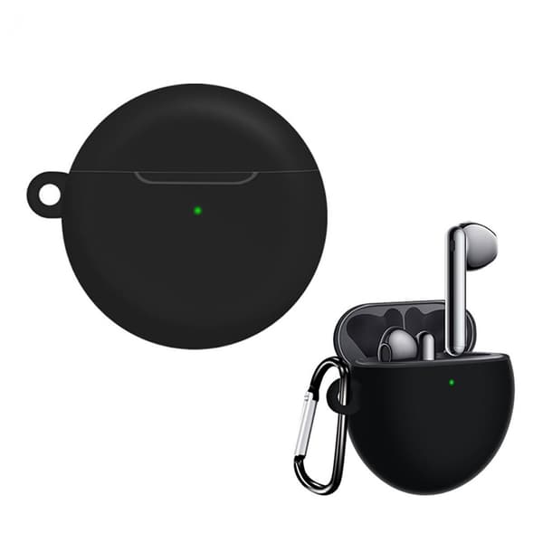 Huawei Freebuds 4 silikoneetui til øretelefoner - Sort Black
