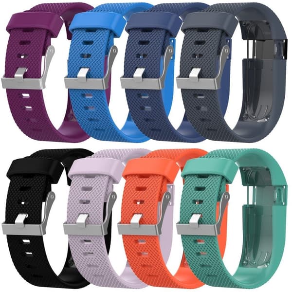 Fitbit Charge HR Stilrent silikon klockband - Storlek S Lila Lila