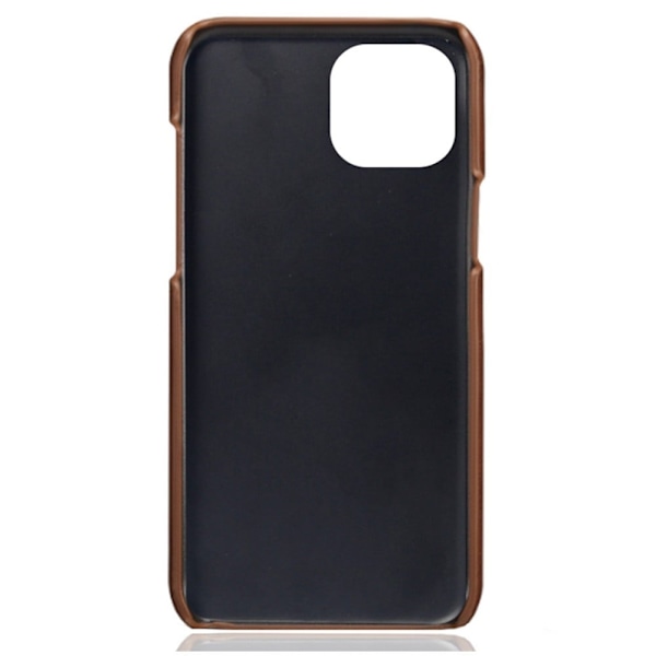Dual Card iPhone 14 cover - Brun Brown
