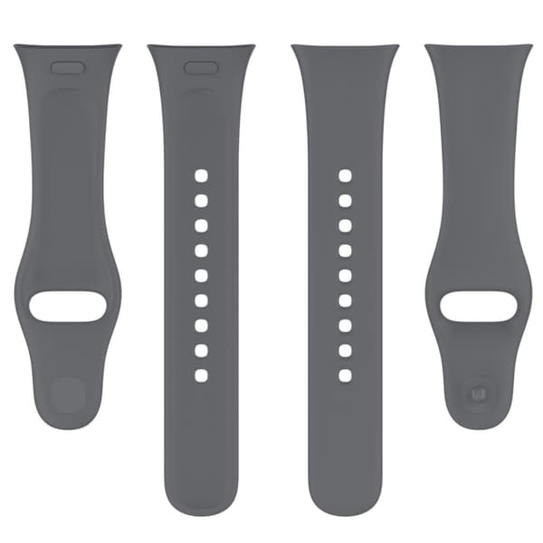 Xiaomi Redmi Band 3 klockarmband i silikon - Mörkgrå Silvergrå