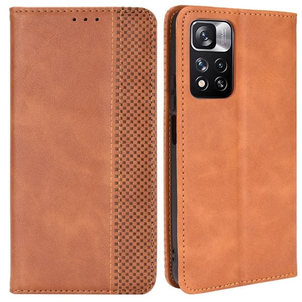 Bofink Vintage Xiaomi Redmi Note 11 Pro / Pro Plus Læder Etui - Brun Brown