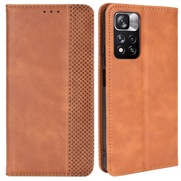 Bofink Vintage Xiaomi Redmi Note 11 Pro / Xiaomi Redmi Note 11 Pro Plus nahkakotelo - Ruskea Brown