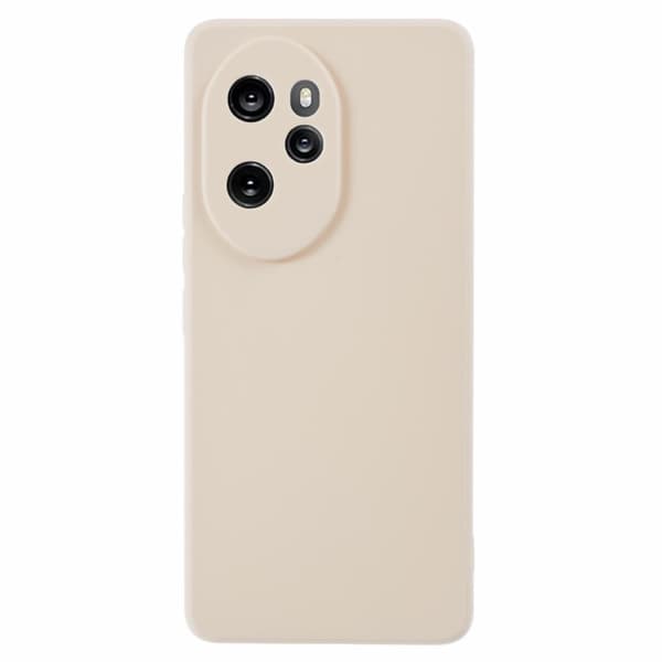 Mikrofiberforet blødt gummi Honor 100 Pro cover - Hvid White