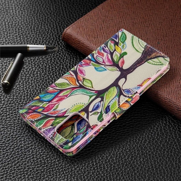 Wonderland Samsung Galaxy A51 flip case - Colorized treet Multicolor