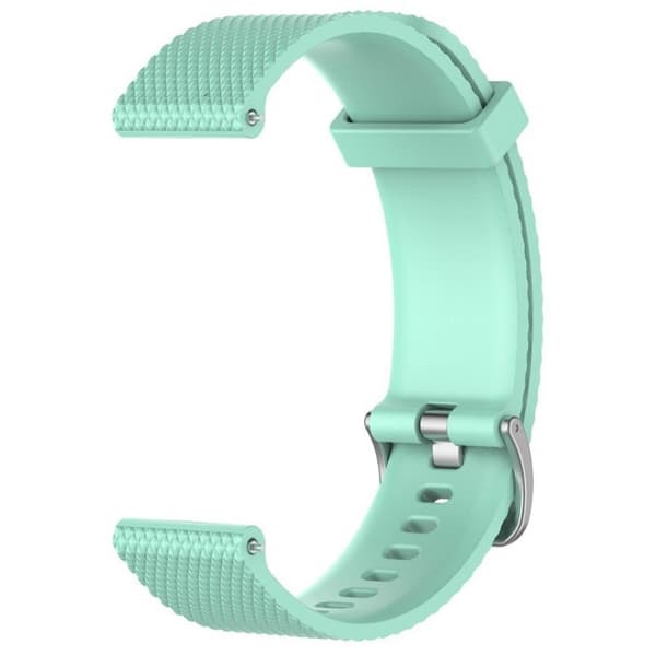 20mm Universal simple silicone watch strap - Cyan Green