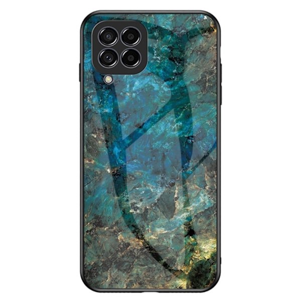 Fantasy Marmor Samsung Galaxy M33 5G skal - Smaragd Marmor Grön