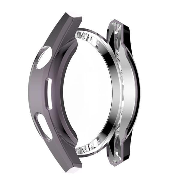 Huawei Watch 3 Pro galvaniseret designcover - Grå Silver grey