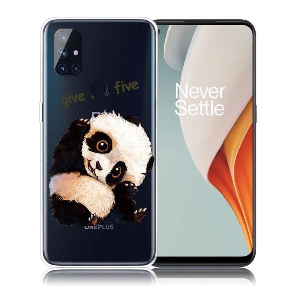 Deco OnePlus Nord N100 skal - Panda Vit