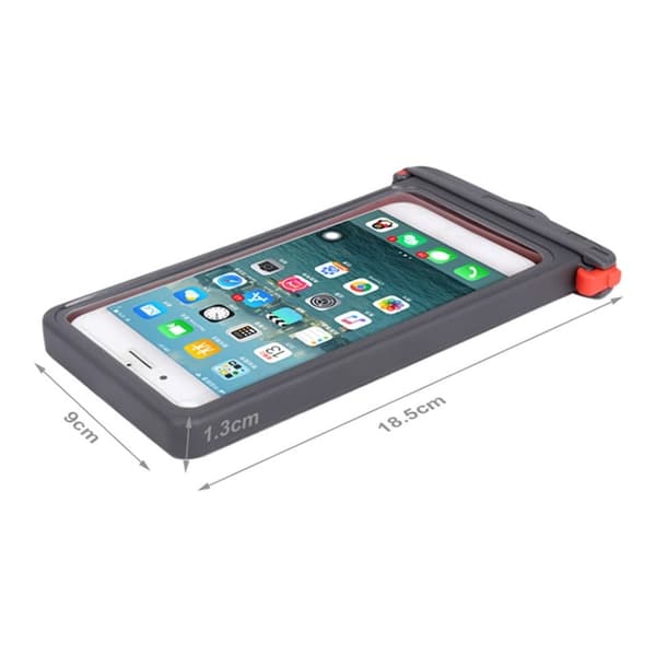 Universal IPX8 vanntett dykkerveske for 6,9-tommers telefon - Grå Silver grey