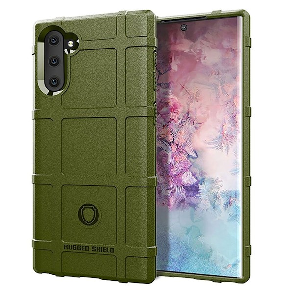 Rugged Shield Samsung Galaxy Note 10 skal - Grön Grön