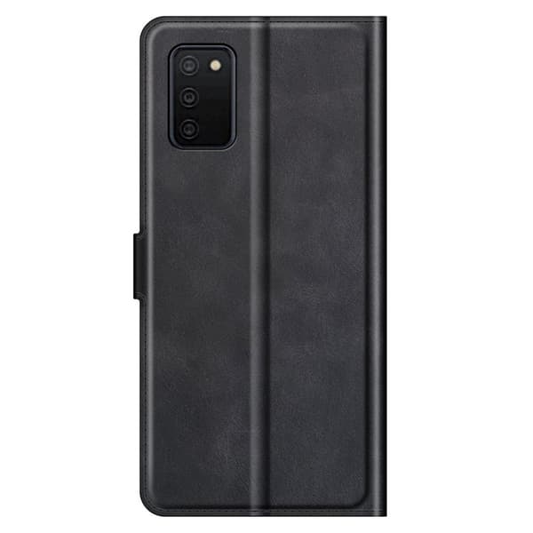 Lompakko Nahkakotelo For Samsung Galaxy A03s - Musta Black