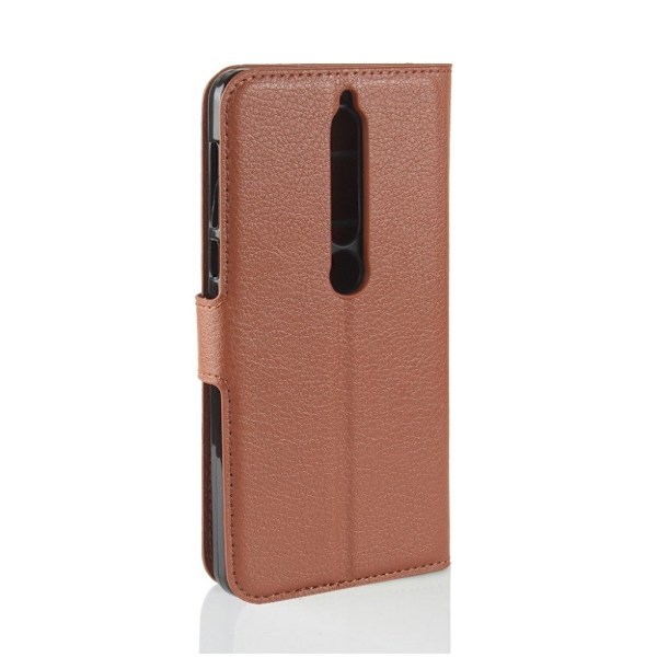 Nokia 6 (2018) Modernt läder fodral - Brun Brun