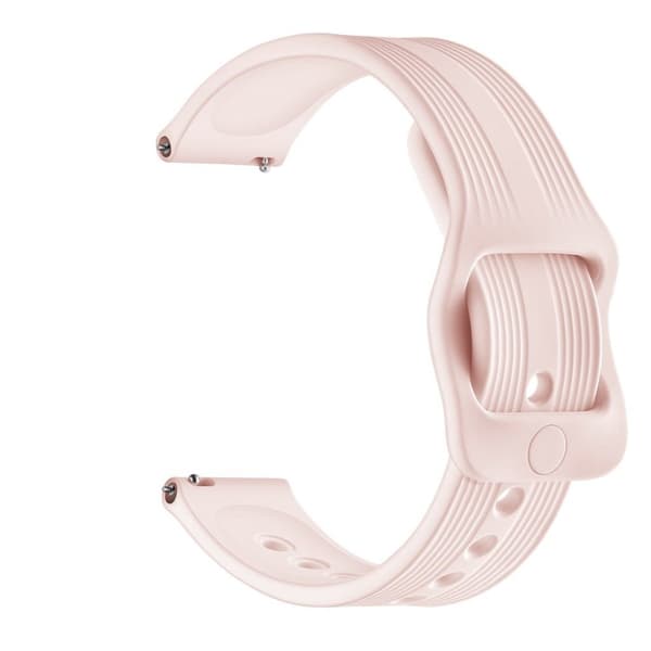 Samsung Galaxy Watch (42mm) streak silikone Urrem - Lyserød Pink