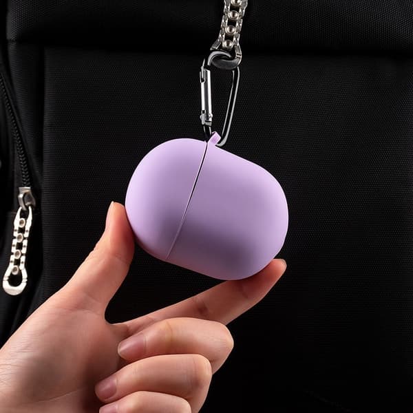 Båt Airdopes 381 silikonfodral med karbinhake - Lila Lila
