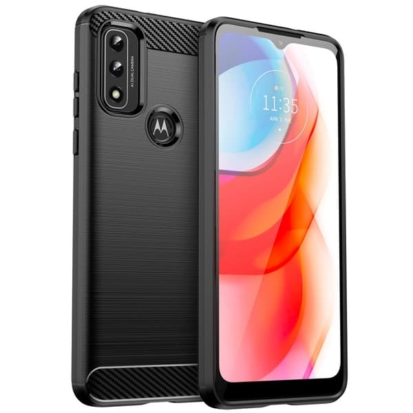 Carbon Flex Motorola Moto G Play (2022) cover - Sort Black