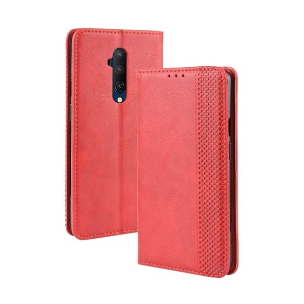 Bofink Vintage läder OnePlus 7T Pro fodral - Röd Röd