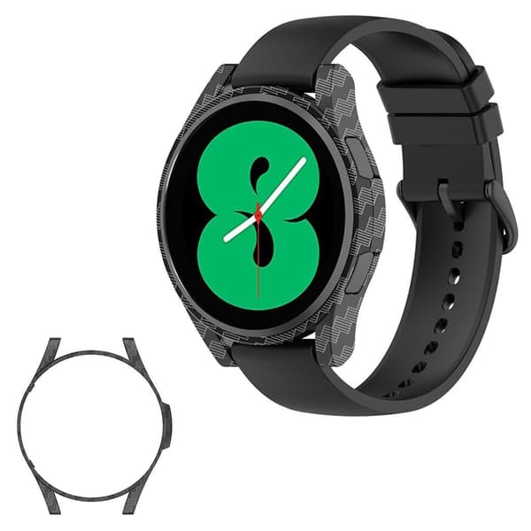 Samsung Galaxy Watch 4 (40mm) unikt skyddsfodral - Kolfiber Svart