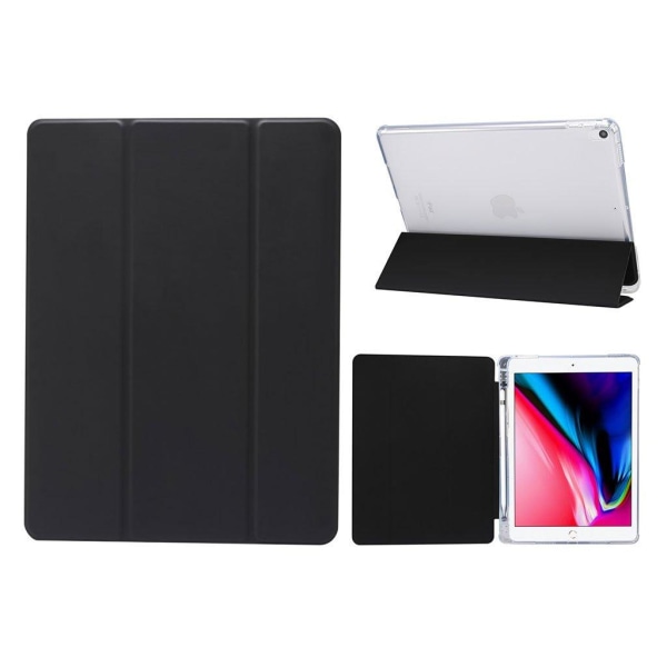 iPad Air (2019) durable tri-fold leather case - Black Svart