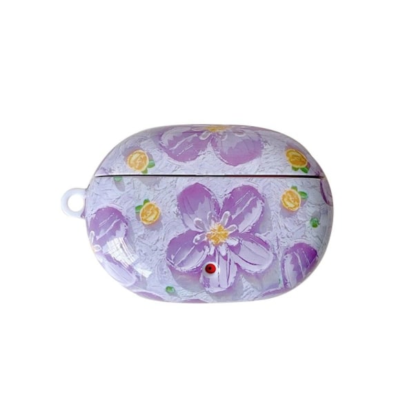 Beats Studio Buds cute designs case - Purple Flower Purple