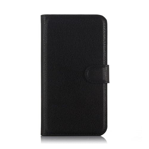 Kvist Microsoft Lumia 550 Lær Stativ Etui - Sort Black