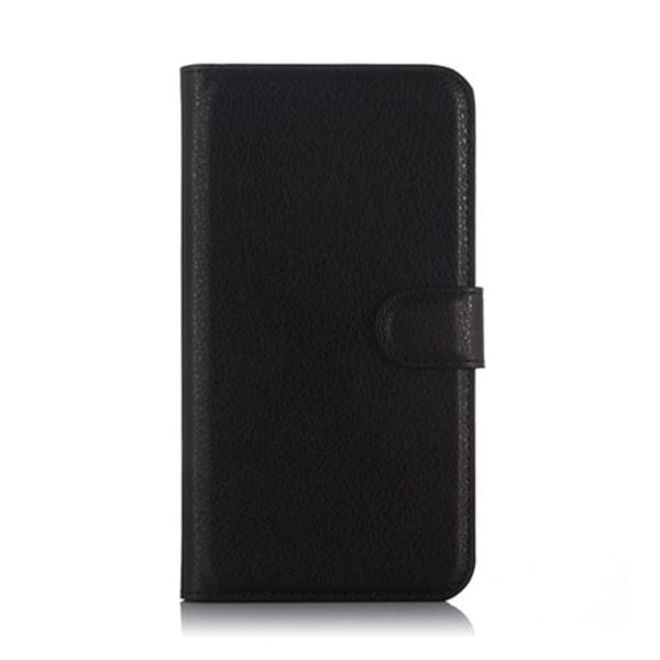 Kvist Microsoft Lumia 550 Leather stander etui - Sort Black