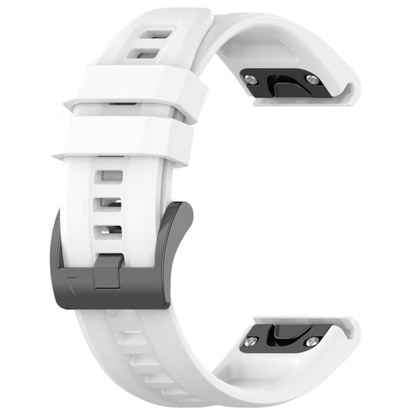 Klockarmband i silikon för Garmin-klocka - Vit Vit