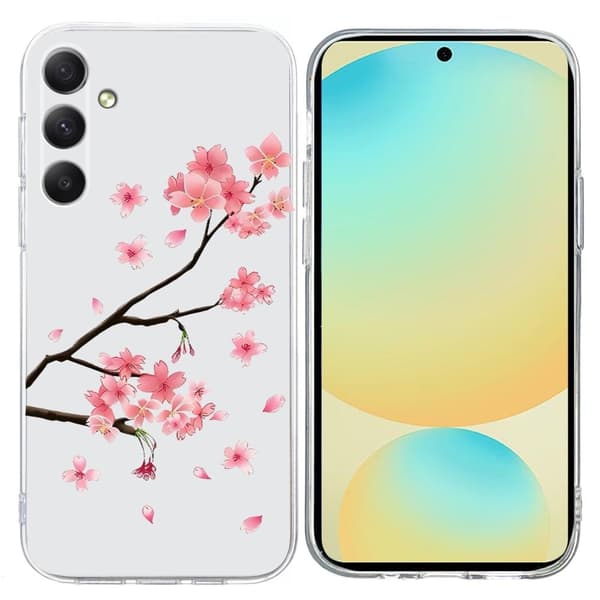 Vibe Samsung Galaxy S24 FE cover - Blommeblomst Pink