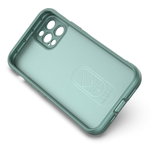 Mjukt greppformat iPhone 12 Pro skal - Lila Lila
