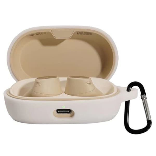 Jabra Elite 7 Pro silikonikotelo - Valkoinen White